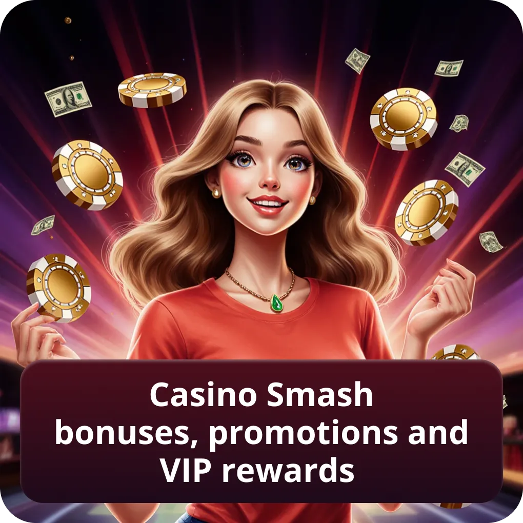 Casino Smash bonuses, promotions and VIP rewards