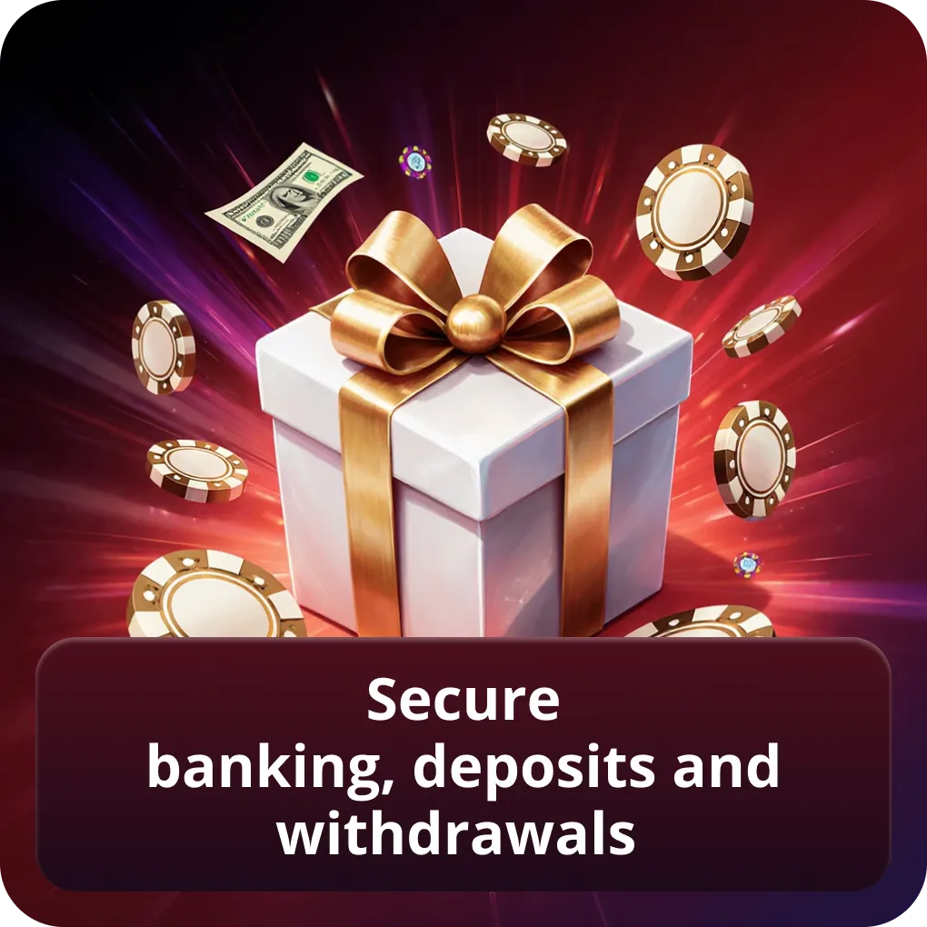Secure banking, deposits and withdrawals